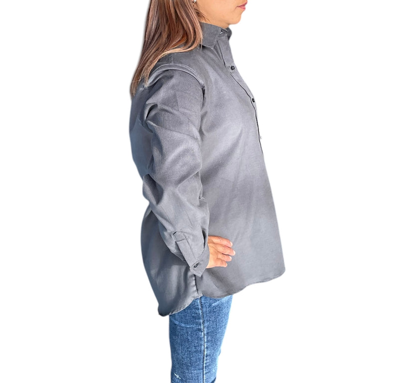 Blusa Panilla Oversize Gris