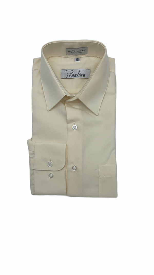 Camisa Lisa Juvenil Mod 102 Hueso