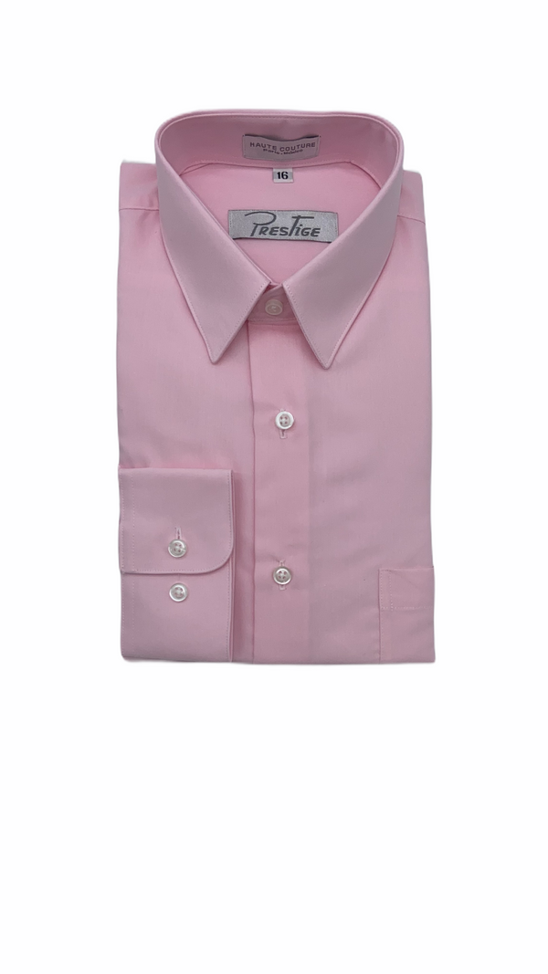 Camisa Lisa Juvenil Mod 102 Rosa