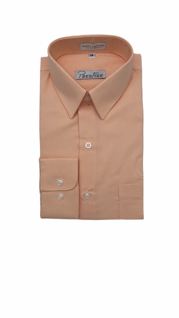 Camisa Lisa Juvenil Mod 102 Melón