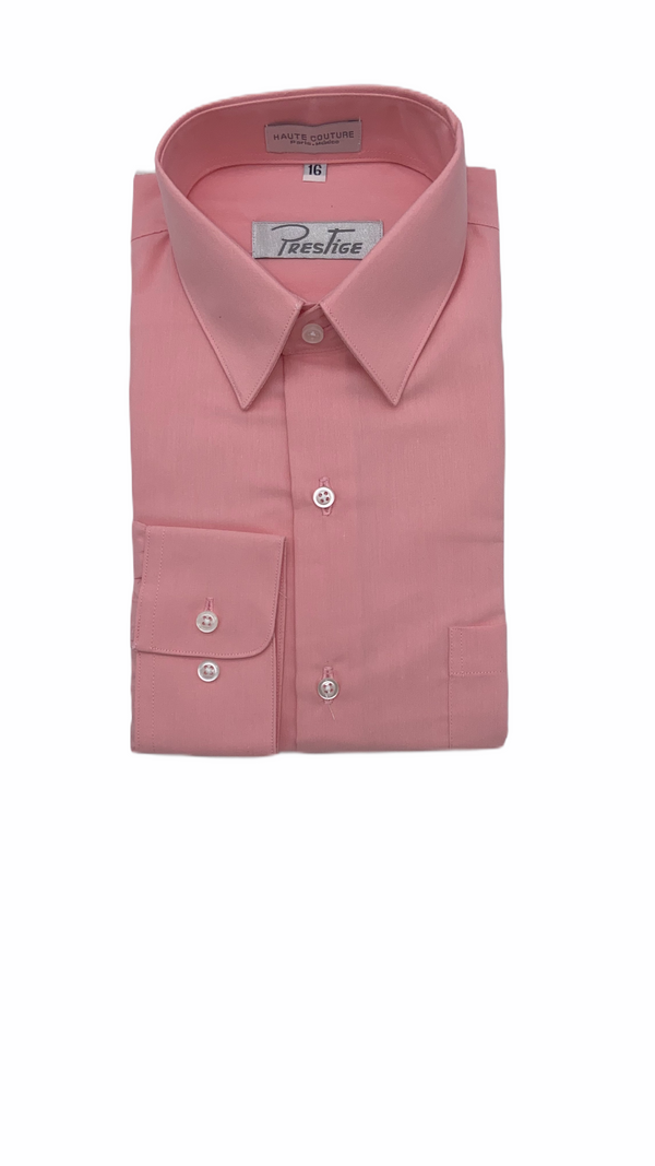 Camisa Lisa Juvenil Mod 102 Durazno