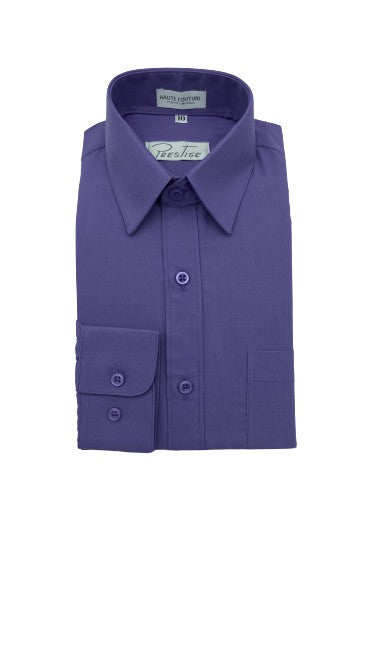 Camisa Lisa de Niño Mod 101 Morado