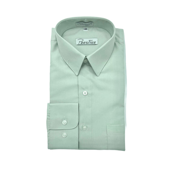 Camisa Lisa Juvenil Mod 102 Perla