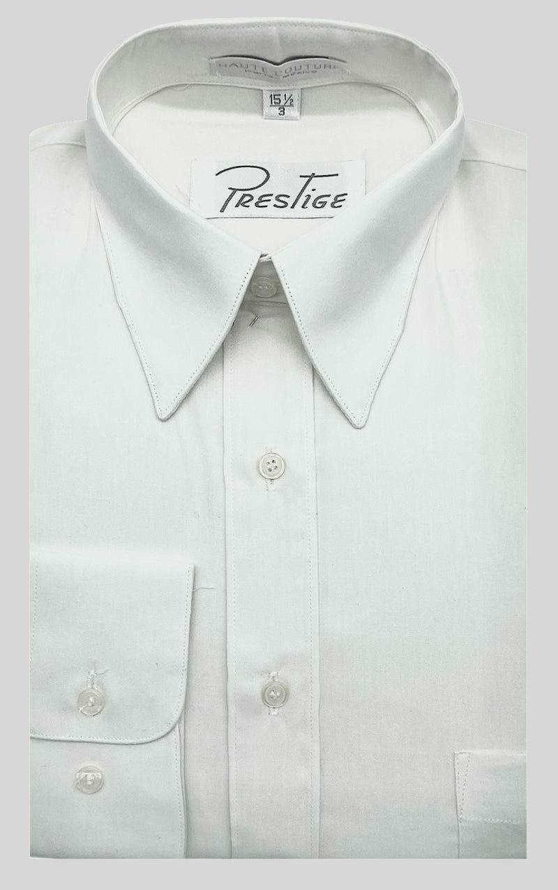 Camisa Lisa Mod 100 Algodón 100% Blanco Liquidación